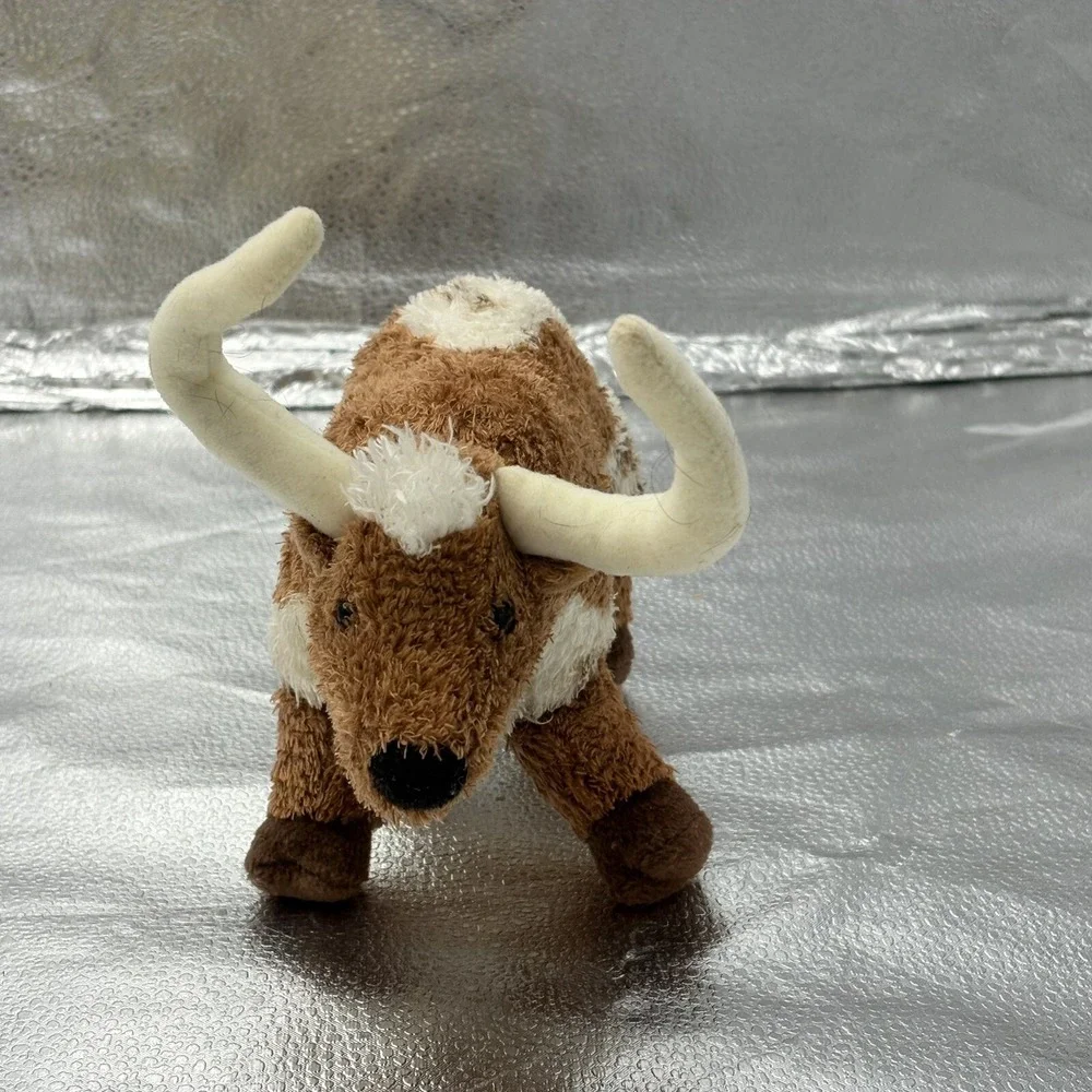 Vintage Douglas Cuddle‎ Toys Longhorn Steer Plush Texas Ranch Bull Y2K Western